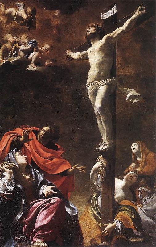  Simon  Vouet Crucifixion Sweden oil painting art